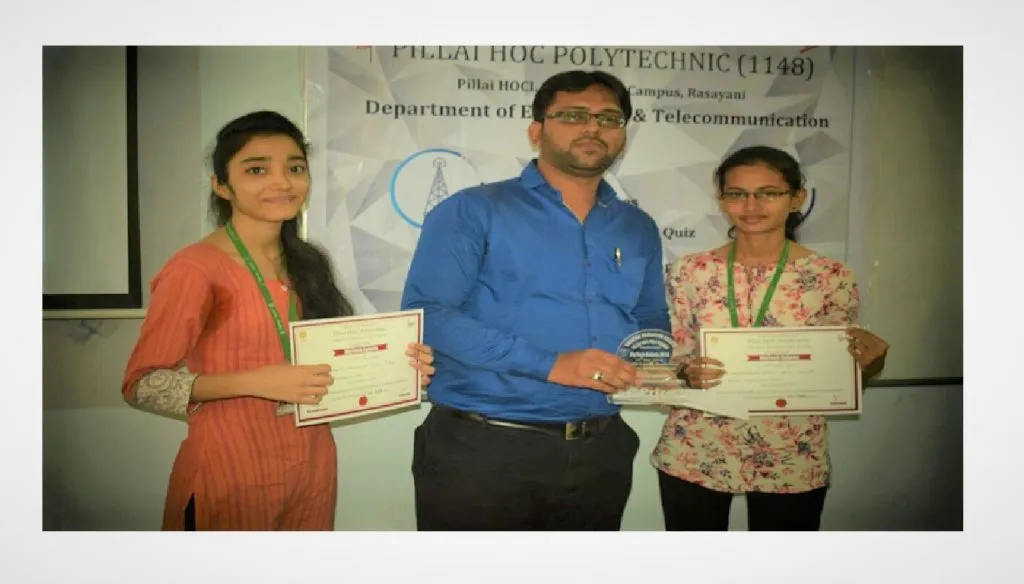 First Prize in Technical Paper Presentation Organised by Pillai HOC Polytechnic.webp picture